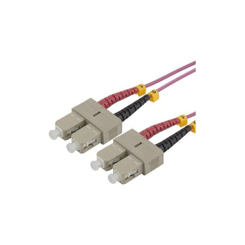 Deltaco patch cable - 0.5 m - pink - Rosa - 0.5m