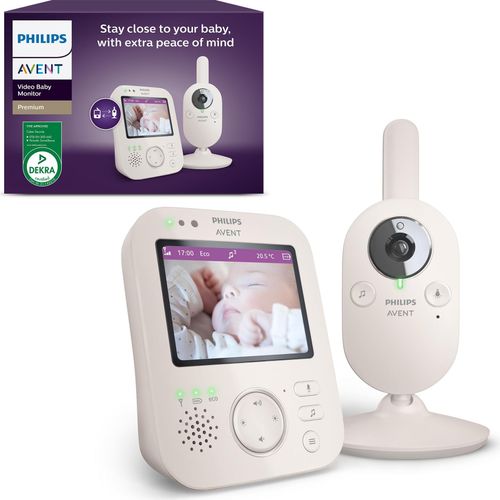 Philips AVENT Babyphone SCD891/26 Video-Babyphone Premium, IR, 300 m, 50 m, 300 m, FHSS, 2.4 GHz