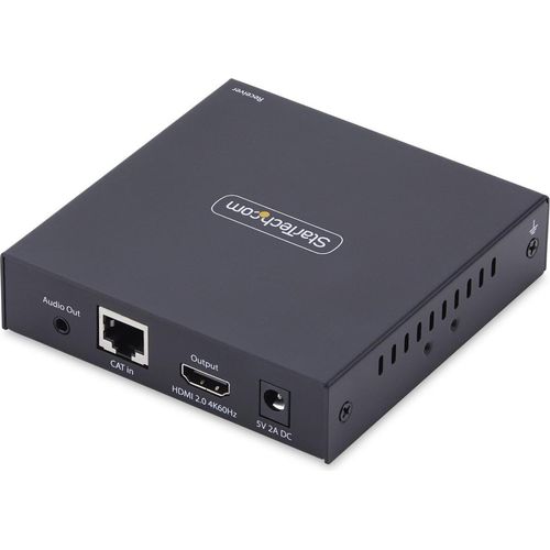 StarTech.com HDMI KVM Receiver over IP-Netzwerk für IH2006 Produktreihe, 4K 60Hz, Tastatur/Video/Maus, Treiberlos, mit Montagesatz, Empfänger für 4K HDMI KVM Extender
