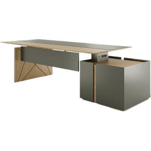 Modernes Büro Schreibtisch Arbeitsumgebung Design Arbeit Bürotisch