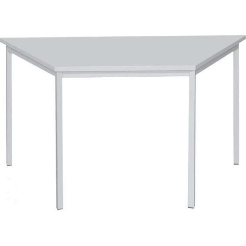 Trapeztisch, 750 x 1600 x 800 mm, lichtgrau