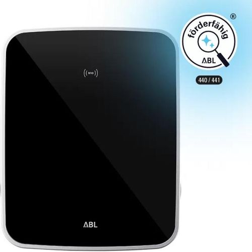 ABL Wallbox eMH3 Single eichrechtskonform, 22 kW, Typ 2 Steckdose, Extender 3W2250