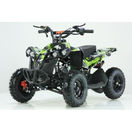 Kinder ATV M3 Grafity Grün 6 Zoll mit E-Starter, 49cc Zweitaktmotor, keine Straßenzulassung