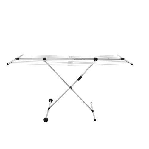 STEWI Combi-Maxi BlackLine, Alu, 8 Trocknungsstäbe, 12.8m Trockenleine