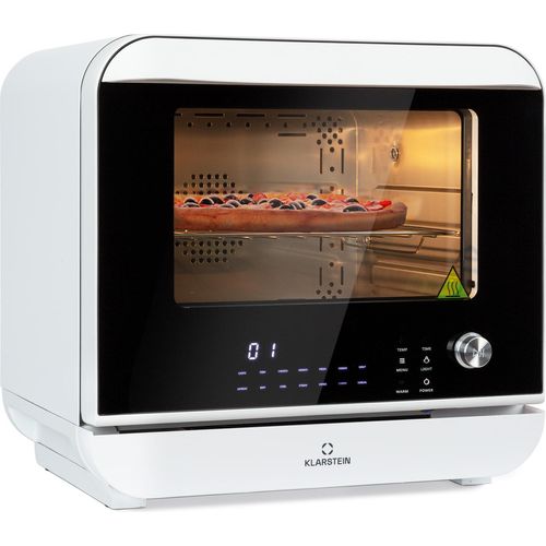 Klarstein 18 L Heißluftfritteuse, Airfryer mit Dampf- und Trocknungsfunktion, Schnelle Heissluftfriteuse XXL, Timer, 10 Programme, Air Fryer zum Luftfritieren, 2450W Fritteuse Heissluft ohne Fett