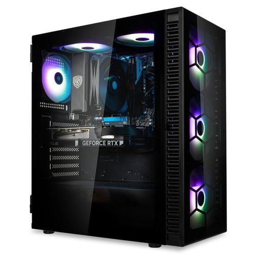 Gaming PC - AMD Ryzen 7 5700X 8x 4.6 Ghz - Nvidia GeForce RTX 5060 8GB - 32GB Ram - 1TB SSD - RGB Tower - WiFi - Windows 11 Pro