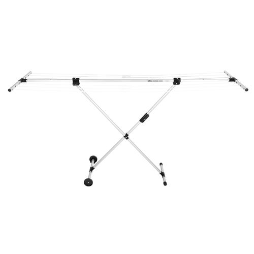 STEWI Combi-Mini BlackLine, 6 Trocknungsstäbe, 9.6m Trockenleine, fahrbar , alu