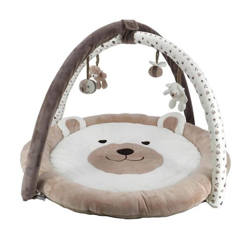 Patinio Spielbogen Honey , Braun, Creme, Beige , Textil , Füllung: Polyester , EN 71 , Spielzeug, Babyspielzeug, Spielbögen