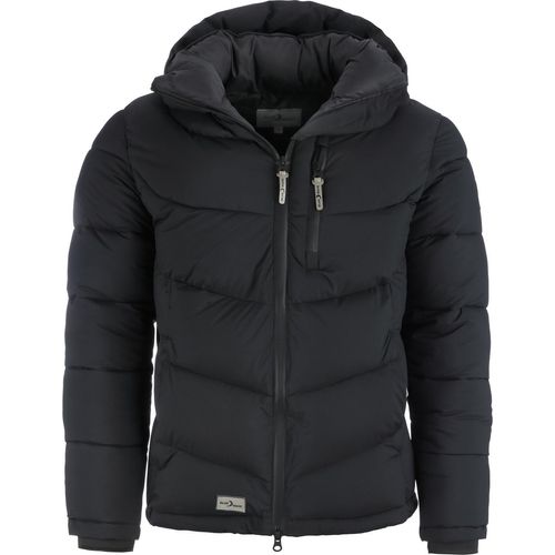 Blue Wave Herren Steppjacke Jesper - Jacke gesteppt mit abhnehmbarer Kapuze in Schwarz Größe 4XL