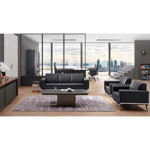 Sofa Set Sofa Couch Office Lounge Club Armchair 3+1+1 Seat Disco Gastronomy Sofa