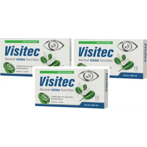 3X Visitec Premium - Zur Unterstützung Und Zum Schutz Der Sehkraft - 15 Kapseln Original
