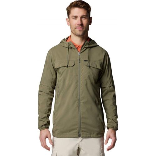 Skien Valley Hooded LS Men M grün - stone green