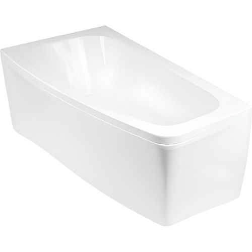 Badezimmer Rechteckige Eck Wannen Badewannen Weiß abgerundete Eckwanne Wanne Neu