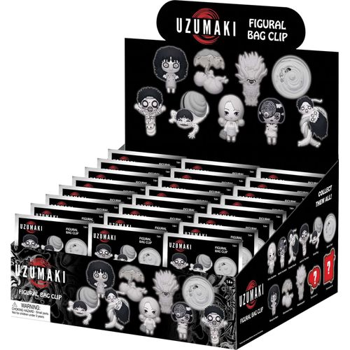 Uzumaki - Spiral Into Horror 3D PVC-Taschenanhänger Serie 1 Display (24)