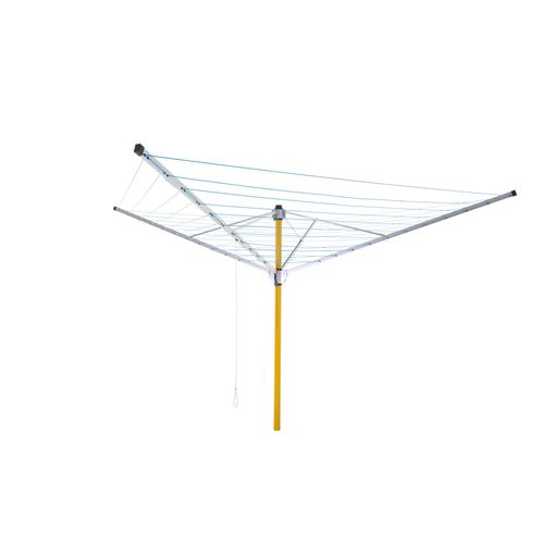 STEWI De Luxe 60m, Inkl. Alu-Bodenhülse, 60m Seilumgang, gelb