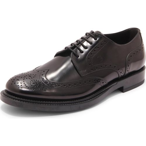 9224AQ scarpa allacciata uomo TOD'S man shoes black