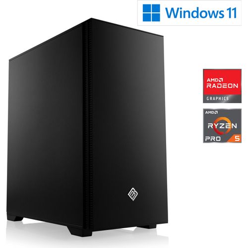 Desktop-PC M12930H / AMD Ryzen 5 Pro 5655G, 6x 3900 MHz / AMD / 32 Go DDR4 RAM / M.2 SSD 2000 GB - Windows 11 Home