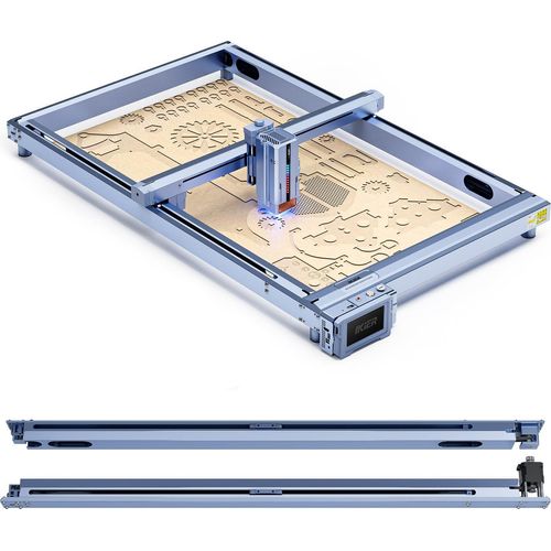 iKier Erweiterungskit für K1 70W Maschine, Erweiterter Gravurbereich 750 x 410 mm
