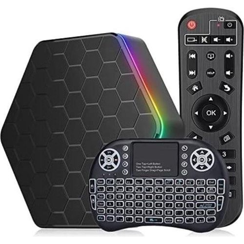 Android TV Box – Android TV Box mit 4 GB RAM – IPTV-Box – Mediaplayer für Fernseher – 4/64 GB