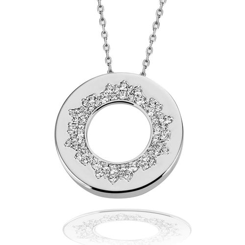 Silberkette GOLDMAID, weiß, Halsketten, Damen, Silber 925 (Sterlingsilber), Silberkette