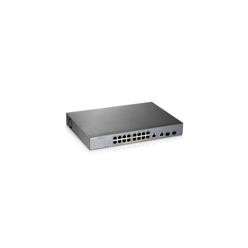 ZYXEL Netzwerk-Switch "GS1350-18HP-EU0101F", grau, B:33,6cm H:8cm T:39,5cm, Netzwerk-Switches