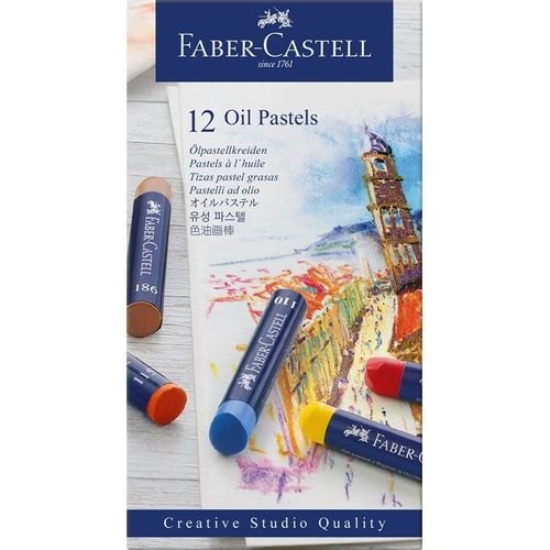 Faber-Castell Ölpastellkreiden 12er Kartonetui