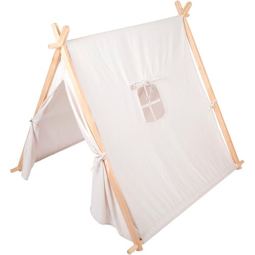 Spielzelt SMALL FOOT "naturweiß", bunt, Spielzelte, KinderB:103cm H:102cm T:107cm, Holz, Spielzelt, B:103cm H:102cm T:107cm