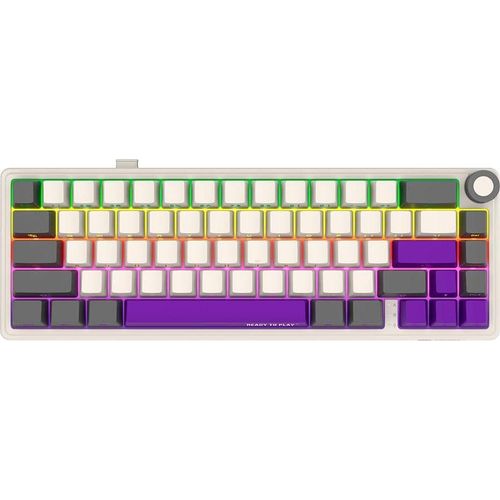 Lorgar LORGAR KBP70MW, Wireless 65% Mechanical Gaming Keyboard Pro, Beige, EN layout