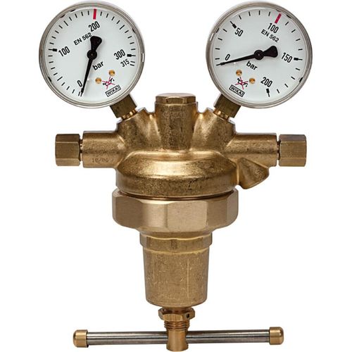 Riegler Leitungsdruckregler 200 bar, inkl. Mano, G 1/4 IG, 1 - 100 bar