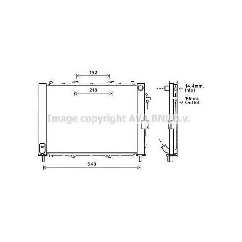 PRASCO Kühlmodul Motorkühlmodul RTM497 für RENAULT KANGOO (KC0/1) Aluminium