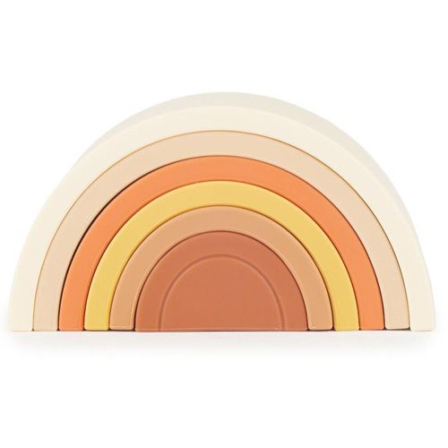 Bieco Silicone Rainbow folding rainbow 12 m+ Chocolate Bliss 6 pc