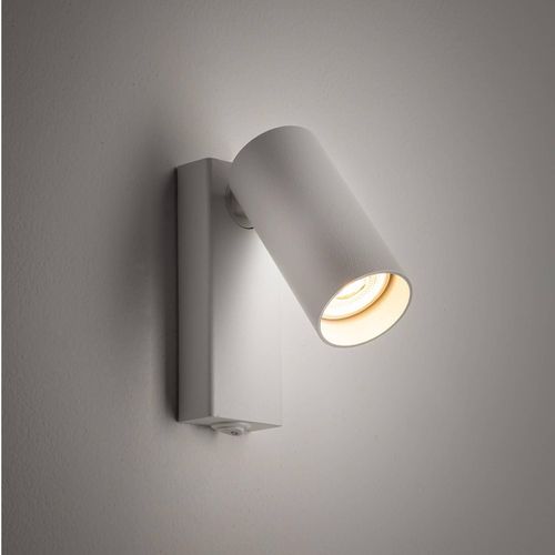 Wandstrahler FOURTY, weiß, Höhe 17 cm, Metall, GU10