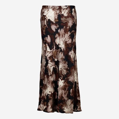 Mehrfarbiger Maxirock mit Blumenmuster Image