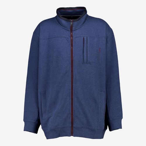 Blaue Sweatjacke