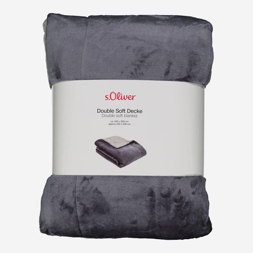 Blau-graue Decke 150x200cm