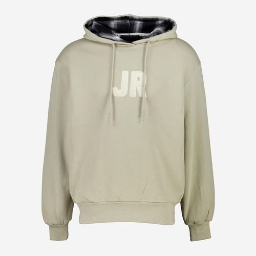 Beigefarbener Kapuzenpullover mit Logo Image