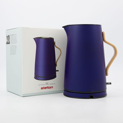 Dunkelblauer elektrischer Wasserkocher 1,2 l