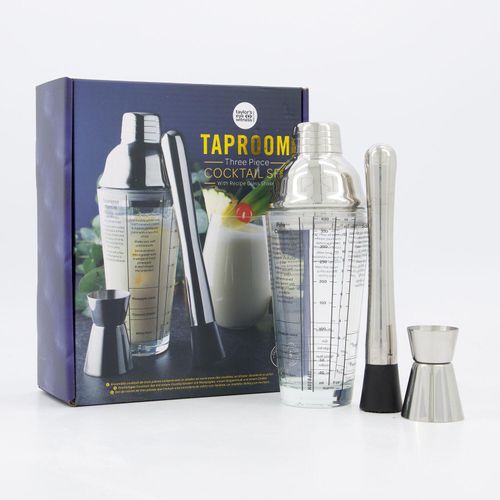 3-teiliges Cocktail-Set aus Edelstahl Image