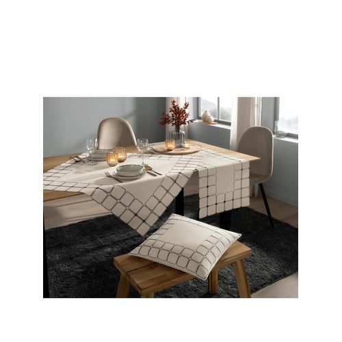 Tischdecke Gr. 3, sand, B:40cm L:140cm, Tischdecken, Tischdecke