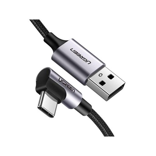 UGREEN Angled USB-C To USB-A Data Cable Black 1M