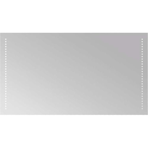 LED Badspiegel mit IP65-Schutzart und USB-Schnittstelle, 90 x 50 cm