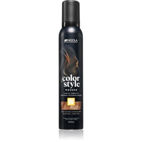 Indola Color Style Mousse toniserende schuim voor het Haar Tint Honey Blonde 200 ml