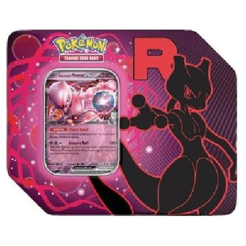 Pokemon Team Rocket Tins: Team Rockets Mewtwo ex Tin