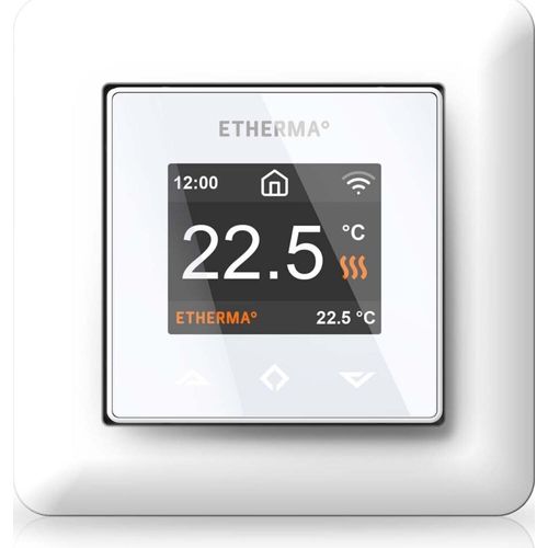 Etherma eTOUCH-PRO-1-W Smart-Thermostat Display Selbstlernmodus 41236