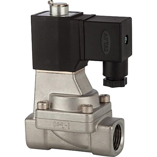 Riegler 2/2-Wege-MV., ES, NO, vorg.,230 V,50 Hz, G 3/4, PN 0,5-7 bar