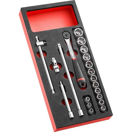 Facom Modul - Steckschluessel 3/8Z, 20-tlg