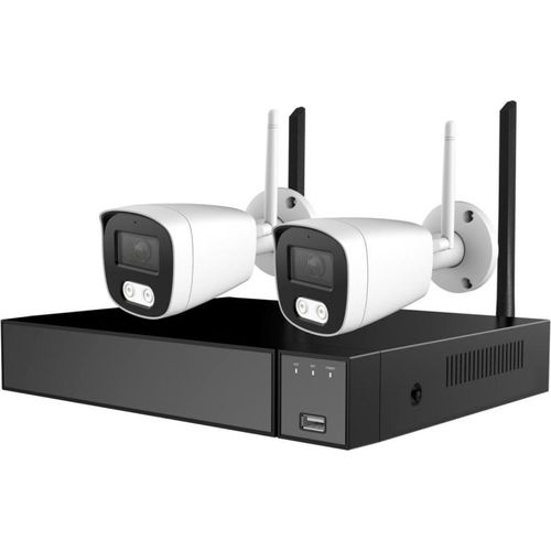 WLAN-Kamera-Set Secutek SLG-LW2MC82B1 - 2x2MP Kamera, NVR