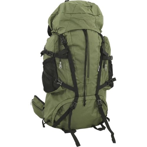 Wanderrucksack Armeegrün 80 L Oxford-Gewebe
