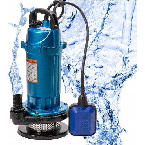 IBO | Tauchpumpe WQX 1100 - 1100W - Schwarz - Robuste Bauweise - Mit Schwimmer und Schutzsystem