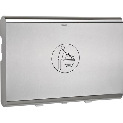 KWC AR Wickeltisch, CAMBRINO, PP weiß, Front Edst., klappbar, offen 860x480x570 mm